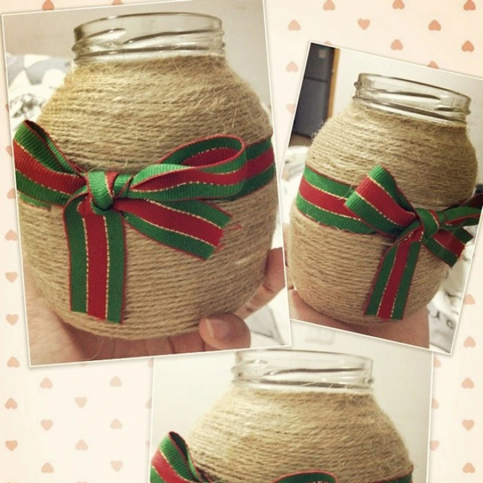

100Meters Natural Vintage Jute Rope Cord String Twine Burlap Ribbon Crafts Sewing DIY Jute Hemp Wedding Party Decoration
