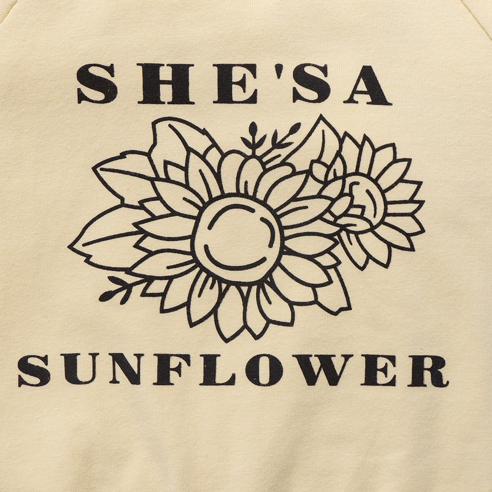 

0-3Y Infant Baby Girl Clothing Cute Sunflower Letter Print Sweatshirt Top+Floral Print Pants Long Trousers Fall 2pcs