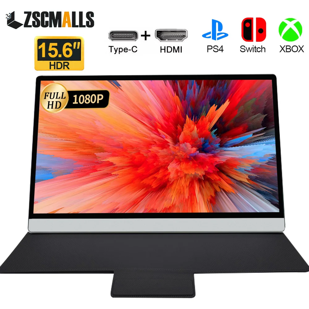 156 hd ips портативный монитор пк эк