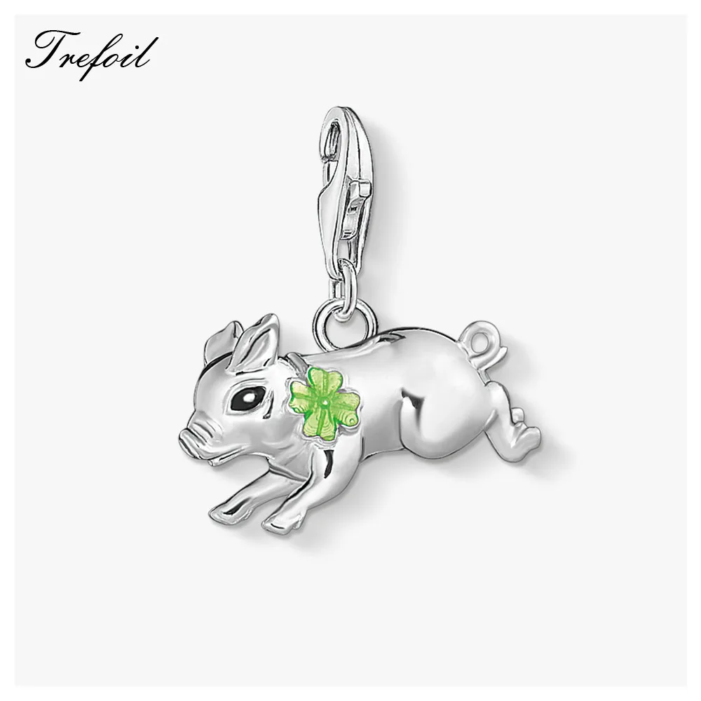 Подвеска с подвеской Lucky Piglet лето 2020 модные ювелирные изделия из стерлингового