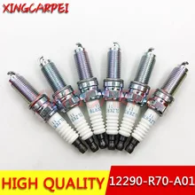 Brand New 6pcs 12290-R70-A01 ILZKR7B11 Iridium Spark Plug For ACURAMDX For Honda Accord Acura RDX TSX 3.5 Auto Part