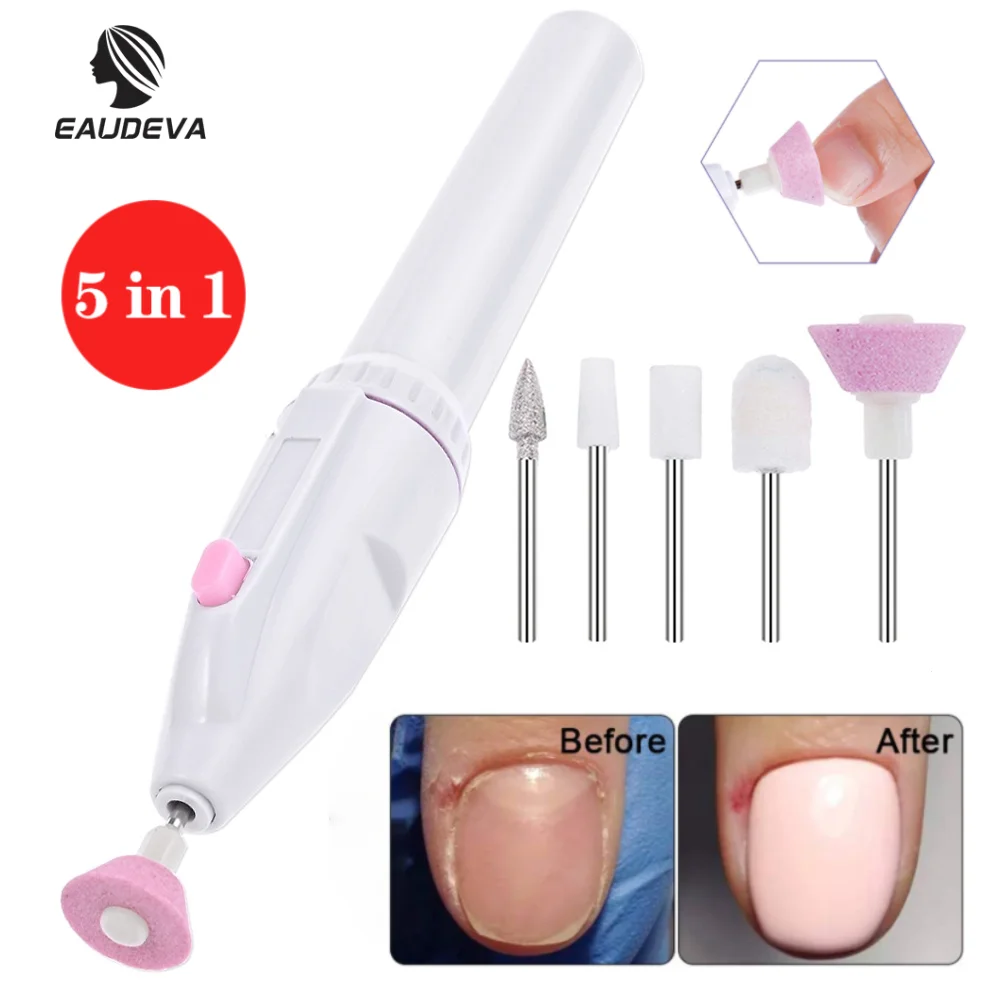 

Electric Nail Set Manicure Set 5 In 1 Manicure Machine Nail Drill File Grinder Grooming Kit Nail Buffer Polisher Remover