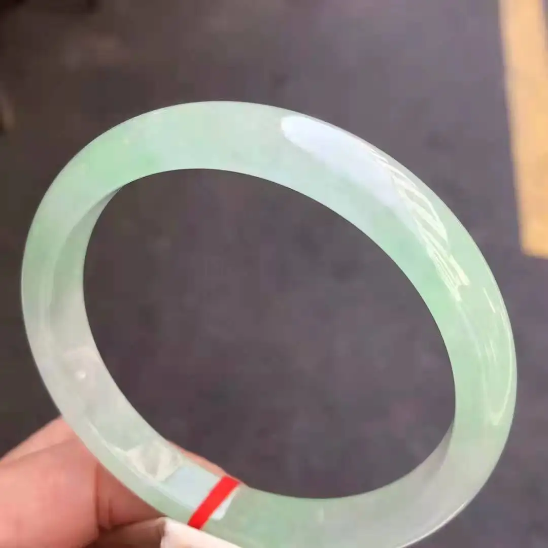 

Браслет из янтарского нефрита ручной работы, 64 мм, 6050