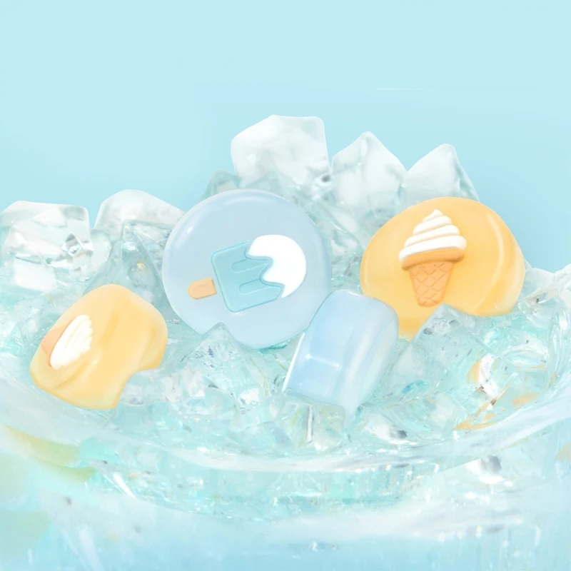 Милый джойстик мороженого совместимый с переключателем цвета морской волны