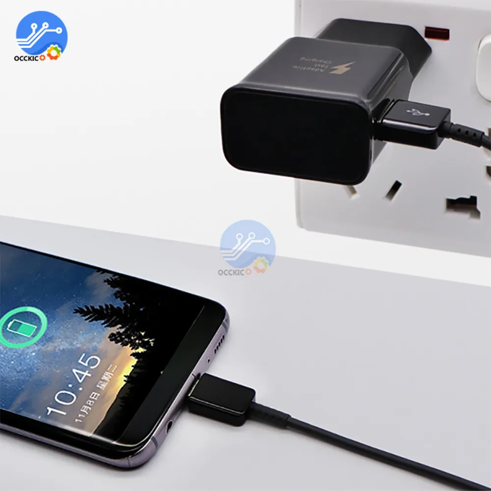 Универсальное быстрое зарядное устройство USB 5 В 2 А адаптер с вилкой Стандарта ЕС