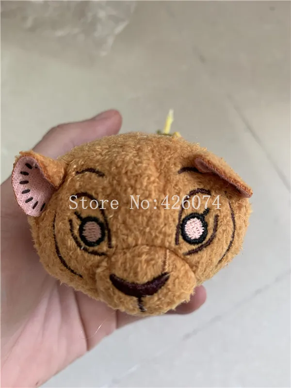 Розовый Король лев Simba Nala Mufasa тимон пумба шрам гиена зазу рафики мини плюшевый очиститель для смартфонов дети мягкие игрушки животные - Цвет: Розовый