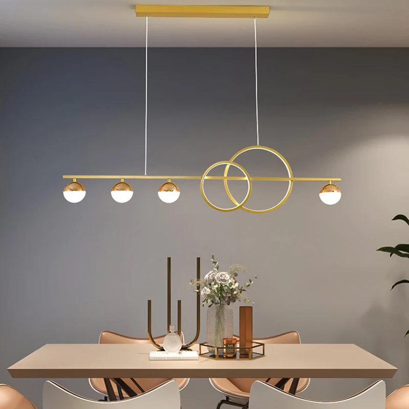 

Роскошная золотая креативная люстра в скандинавском стиле, новинка 2021, простая современная лампа для гостиной, бара, домашний декор, подвес...