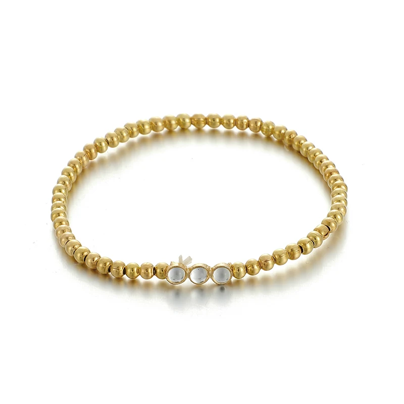 Tocona 7pcs/sets Clear Water Drop Crystal Stone Ladies Bracelets Gold Chain Cuff Bangle for Women Jewelry Wholesale 9168