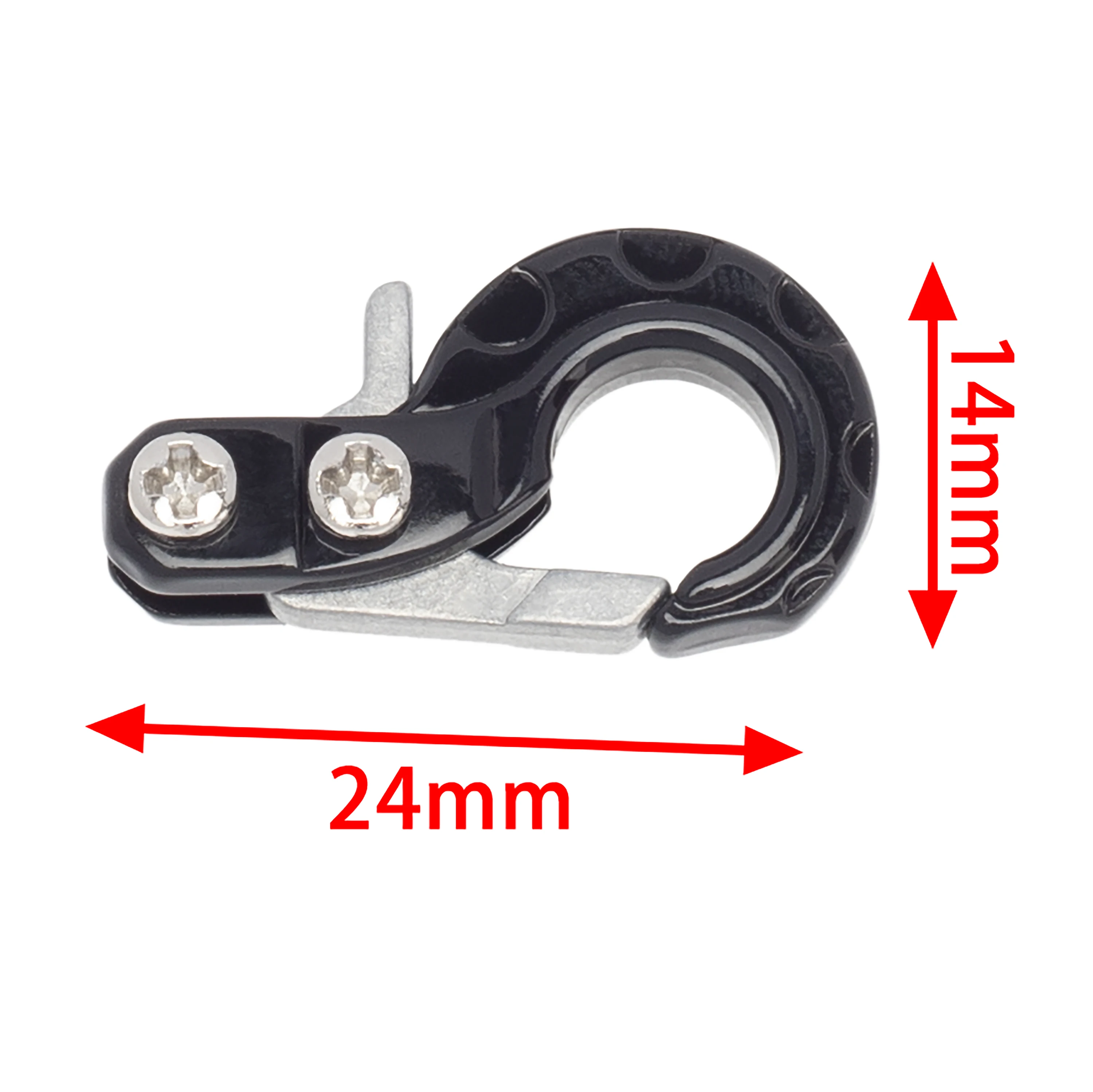 Металлическая цепь для буксировочного крюка из стальной проволоки для автомоделей масштаба 1/8 1/10 RC Car TRX4 Axial SCX10 90046 Wraith RC4WD D90 TF2 Yikong KM TK300 on.