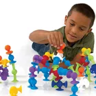 Мягкие строительные блоки сделай сам, силиконовая присоска, забавная модель, игрушки-Конструкторы для детей, мальчиков и девочек, креативные Обучающие игрушки, подарок