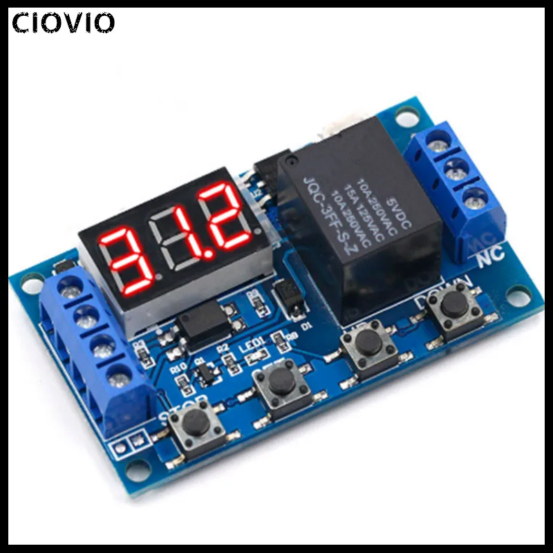 CIOVIO 3 шт. DC 6 30 в Micro USB 5 светодиодный дисплей Автоматизация таймер задержки цикла