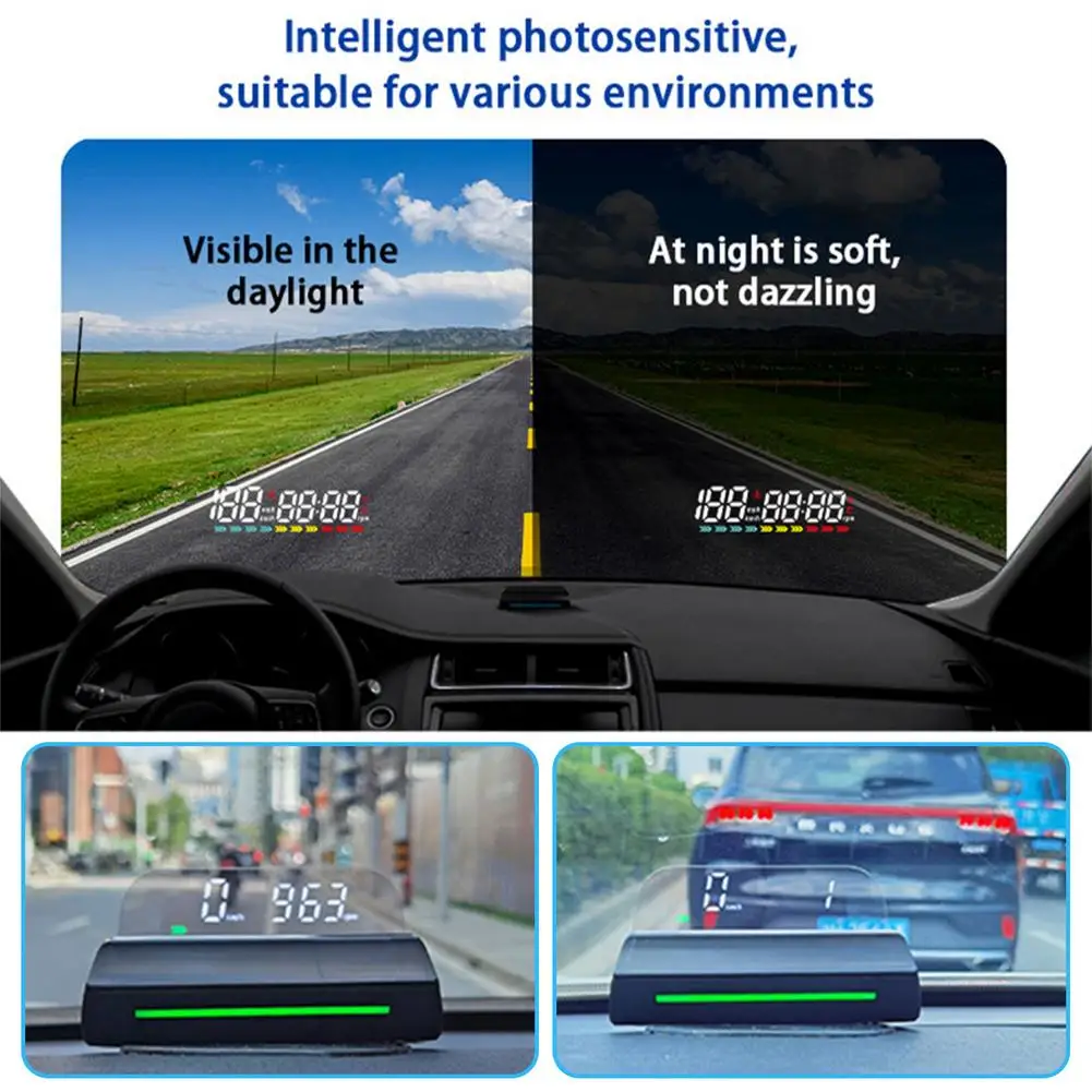 Автомобильный проекционный дисплей HUD на лобовое стекло Стайлинг автомобиля 4K HD