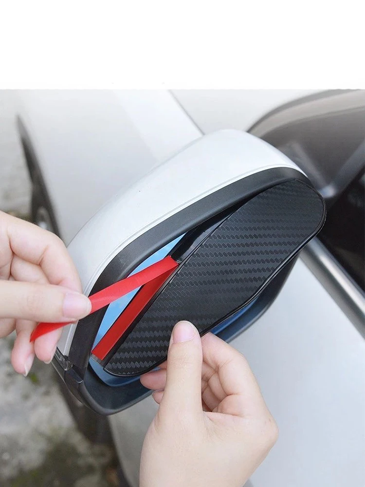 Автомобильная наклейка для зеркала заднего вида дождевая Накладка VW Golf Jetta MK5 MK6 MK7