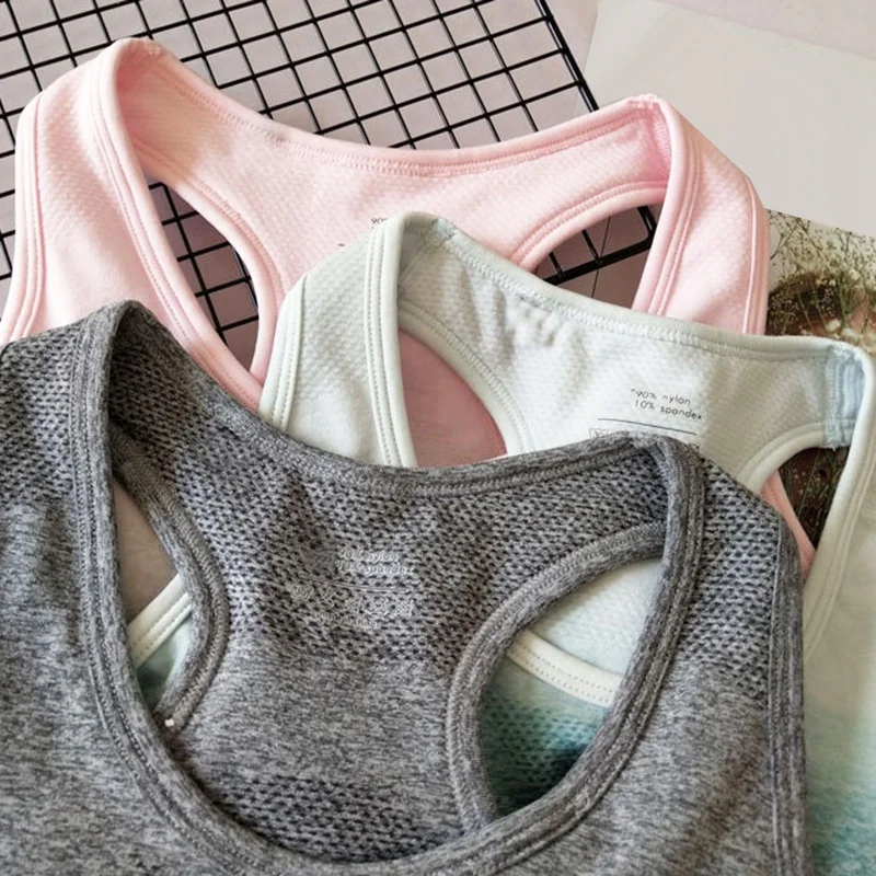 Бюстгальтер подвесное окрашивание ударопрочное нижнее белье фитнес Йога бег