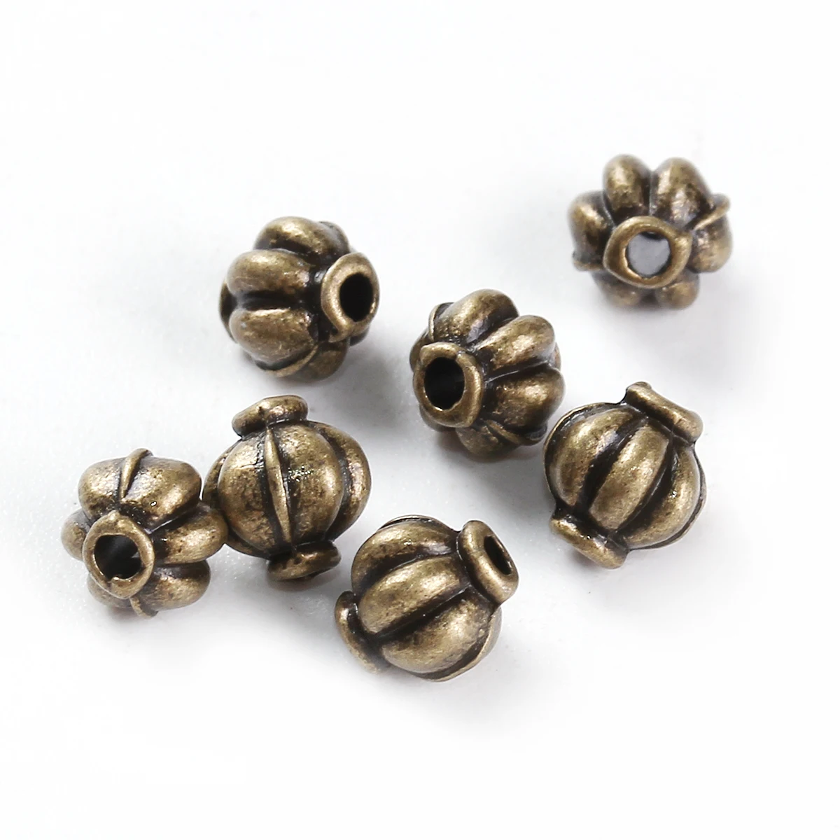 

Zinc Based Alloy 3D Spacer Beads Lantern Antique Bronze 6mm( 2/8") x 6mm( 2/8"), Hole: Approx 1.3mm, 200 PCs