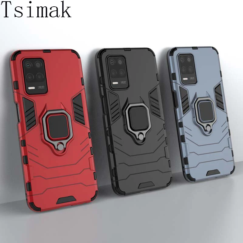 For Realme Narzo 30 30A 50A 50i 8i 9i Case Armor Coque For Oppo Realme GT Neo 2 3 8 9 Pro C21 C21Y C25 C25S C25Y C35 Phone Cover