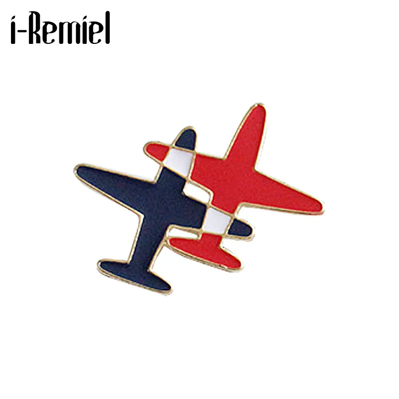 I Remiel модная маленькая эмалированная брошь в виде самолета броши и булавки для