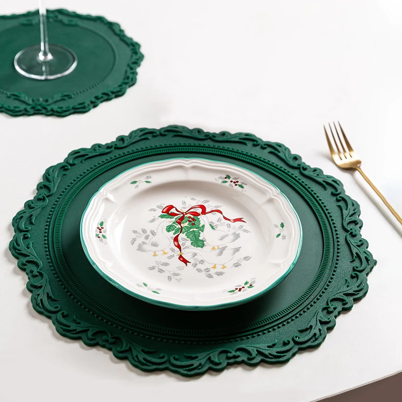 

12/23cm Silicone Flower Coaster Tableware Oil Resistant Heat Insulation Kitchen Washable Coffee Tea Cup Pad Mat Home Decoration