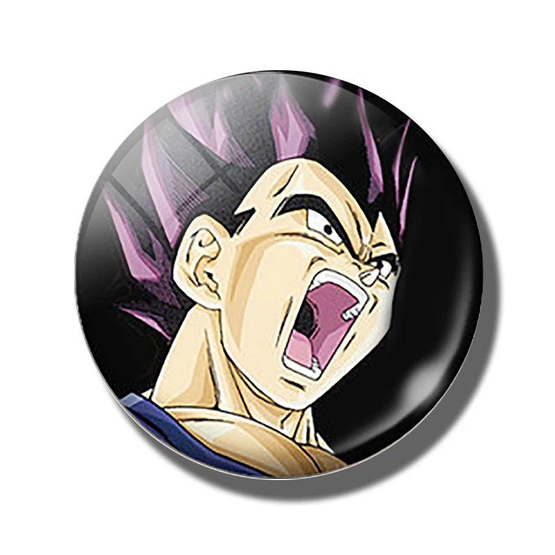 Dragon Ball магниты на холодильник для детей ручной работы 30 мм Сон Гоку какаротто стеклянный купол магнитные стикеры на холодильник украшения дома - Цвет: PACK OF 1