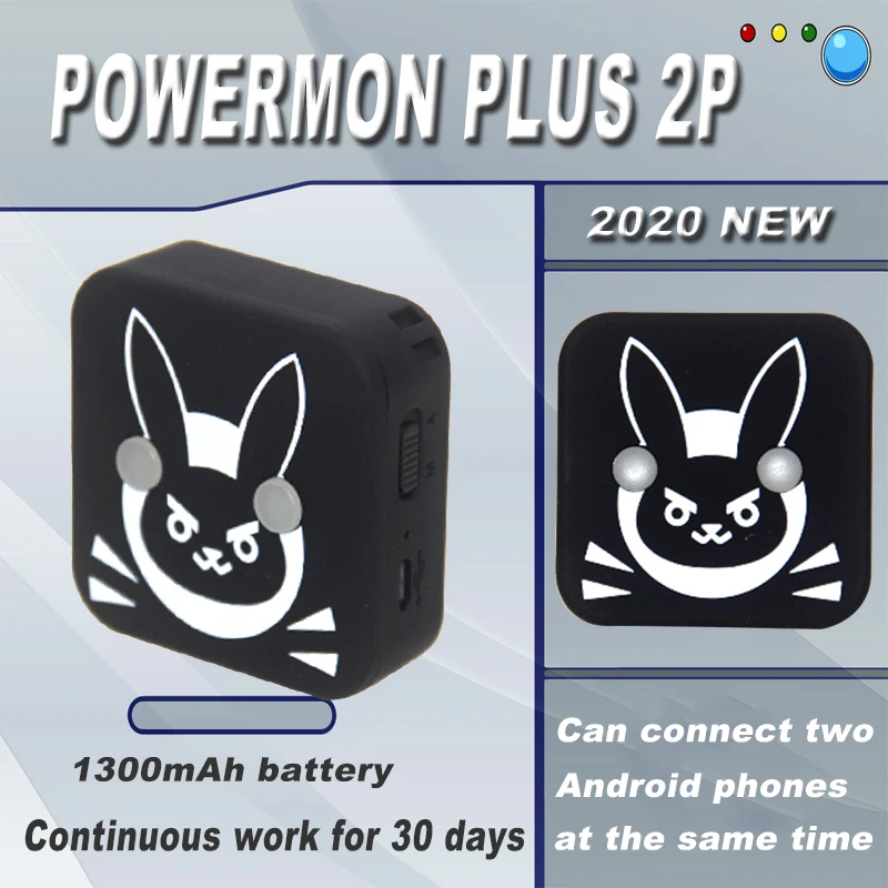 2020 POWERMON 2P браслет для Powermon go Plus устройство IOS Android Руководство/автоматический