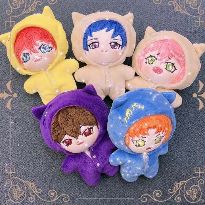 10cm Anime Ensemble Stars Sakuma Rei Amagi Rinne Tsukinaga Leo Tori Himemiya Plush Stuffed Doll Pillow Plushie Toys Xmas Gift
