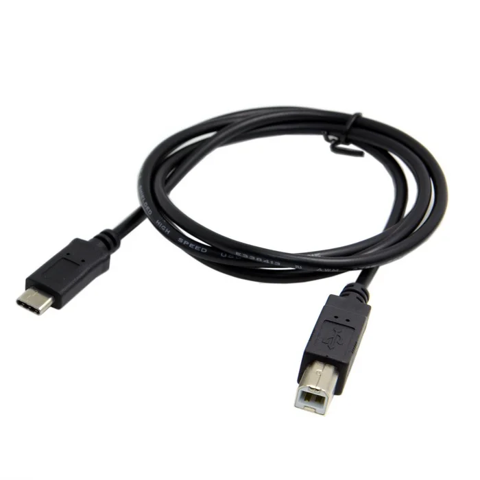Штекерный разъем USB 3 1 типа C к 2 0 B кабель для передачи данных сотовых телефонов