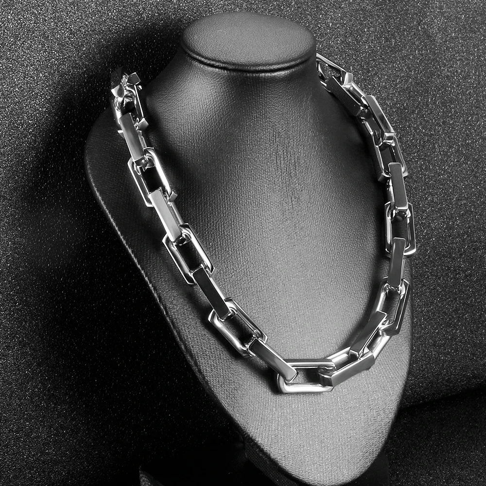 Новинка ожерелья из бамбука в стиле панк-рок браслеты нержавеющей стали хип-хоп