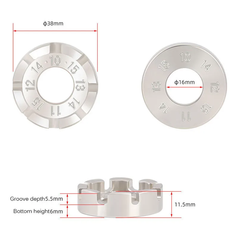 

Bicycle Spoke Nipple Wrench 8 Way Groove Bike Wheel Rim Adjuster Spanner Galvanized Repair Service Tool Key TOL-108