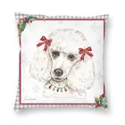 Роскошный милый чехол для подушки с рисунком пуделя собаки, чехол для дивана из полиэстера, декоративный чехол для подушки для дома