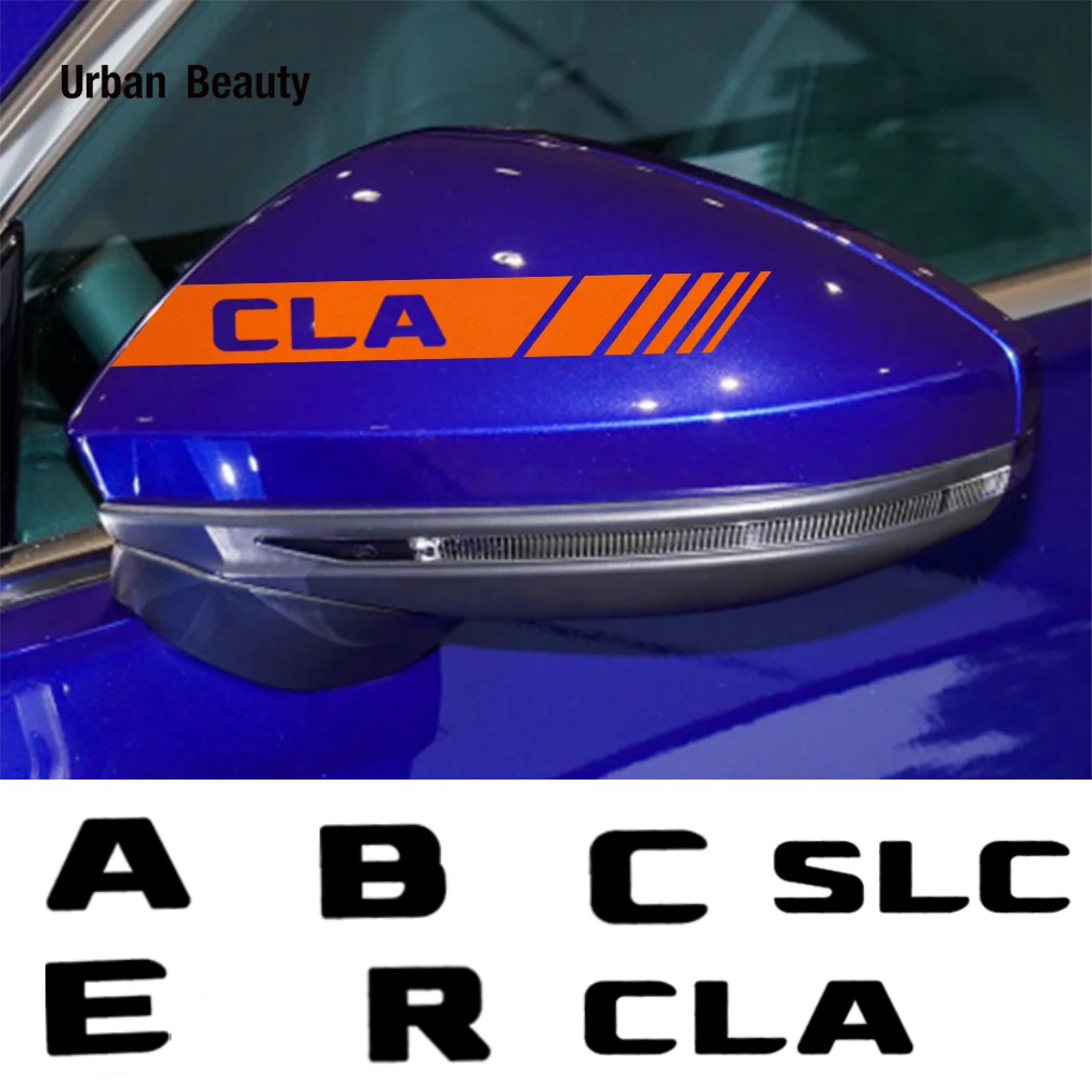 2 шт., виниловые наклейки для Benz A B C E R V S Class CLA CLS SLC CITAN SPRINTER