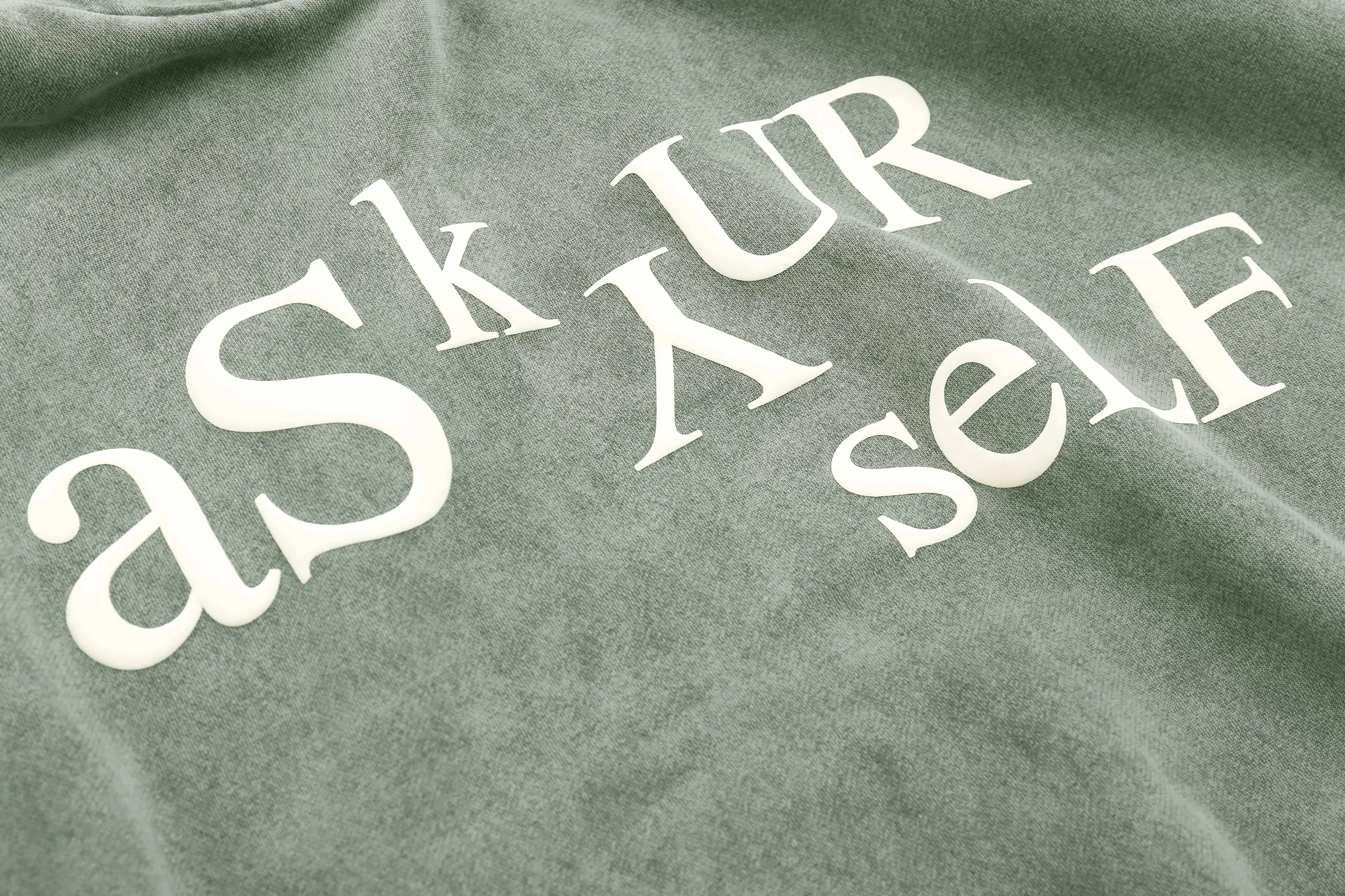 

Thick Fabric Lightning Eagle Askyurself Hoodie Men Women 1:1 High Quality Washed Old Vintage Askyurself Pullover men clothing