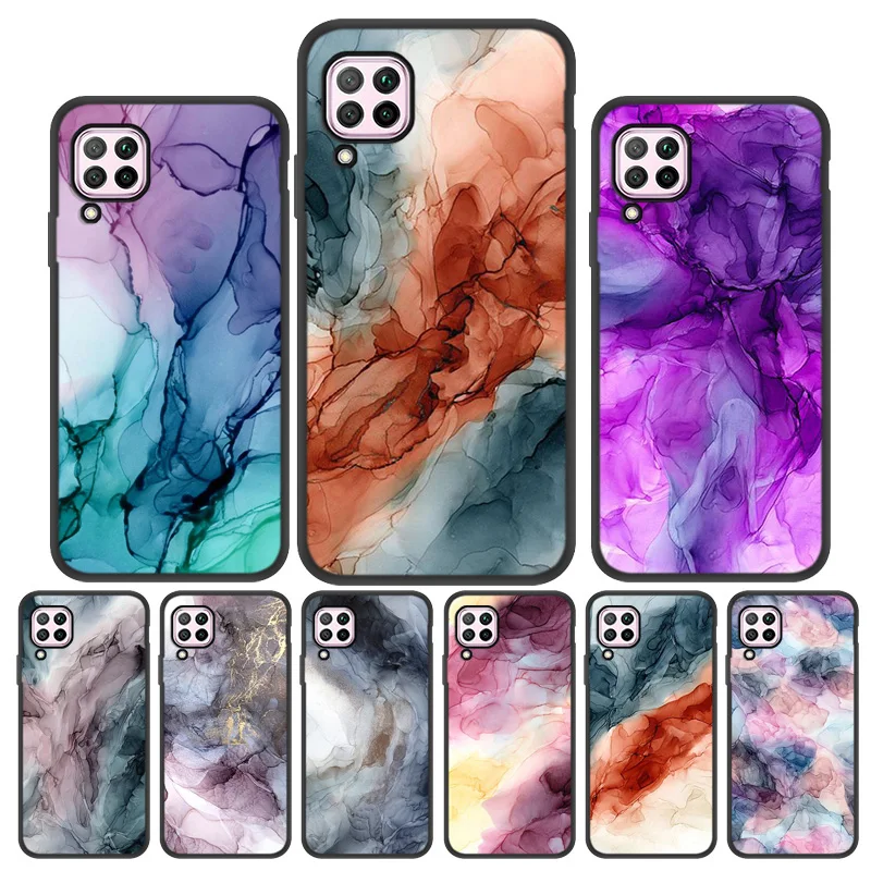 

Marble Texture Case For Huawei P30 Lite Case Cover HuaweiP30 Lite P20 P50 P40 Pro P8 P9 Lite P10 Plus Soft TPU Case Bumper Coque
