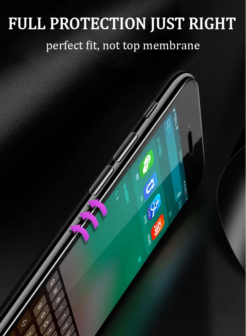 5D закругленные края полное покрытие Защитное стекло для iPhone X 7 8 6 6S Plus закаленное защитное стекло для экрана для iPhone 11 Pro Max XR стекло