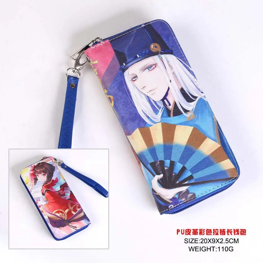 Новые товары: аниме Onmyoji Abe No Seimei & Kagura PU длинный кошелек/кошелек клатч для сотового