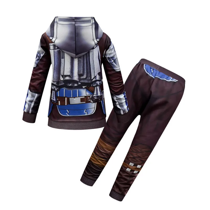 Костюмы на Хэллоуин для мальчиков детские костюмы косплея Мандалора свитер