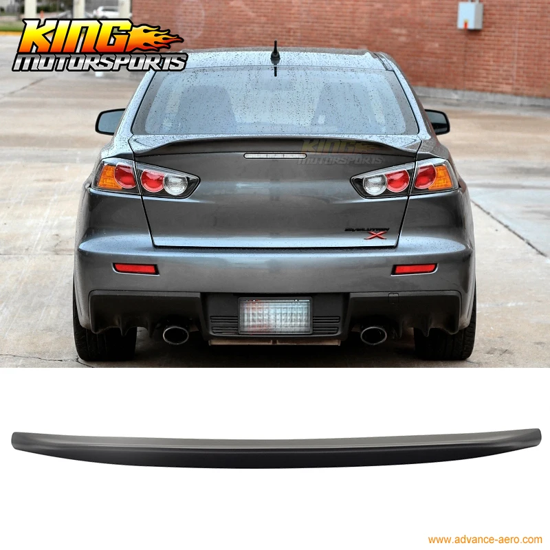 Подходит для 08 17 Lancer EVO X 10 ABS MR GSR JDM Duckbill задний спойлер багажника глобальная