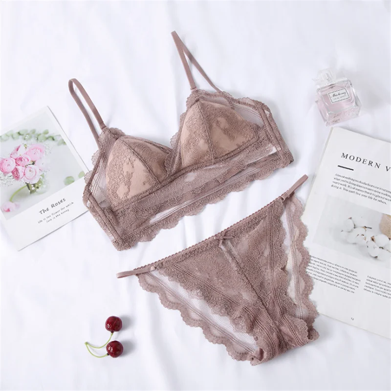 

Sexy Bra Corset Set Beauty Back U-Shape 3 Styles Underwear Backless Lingerie Briefs Push Up Bralette Panties Set нижнее белье