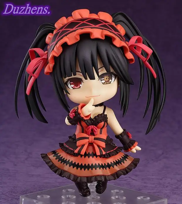 

[In stock] DATE A LIVE Tokisaki Kurumi Q version figma PVC Action Figure Anime Figure Model Toys Figure Collection Doll Gift