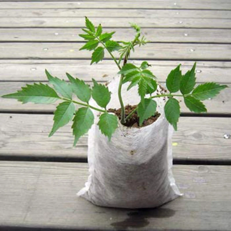 100 шт бытовой нетканый мешок для рассады Садовые принадлежности посадка