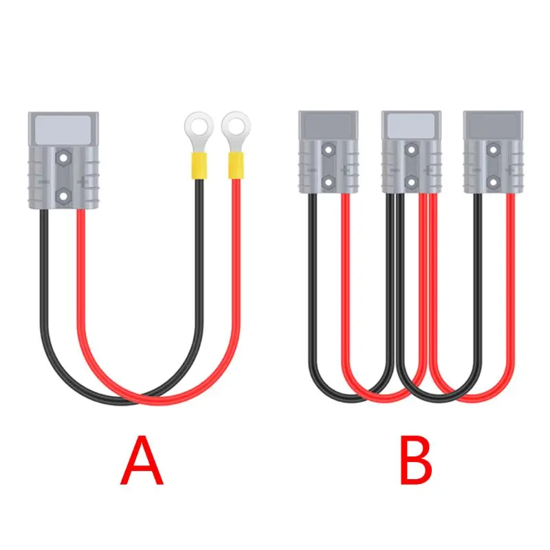 

Electric Forklift Charger Charging Plug Line with O Ring Connector 50A 10AWG B36B