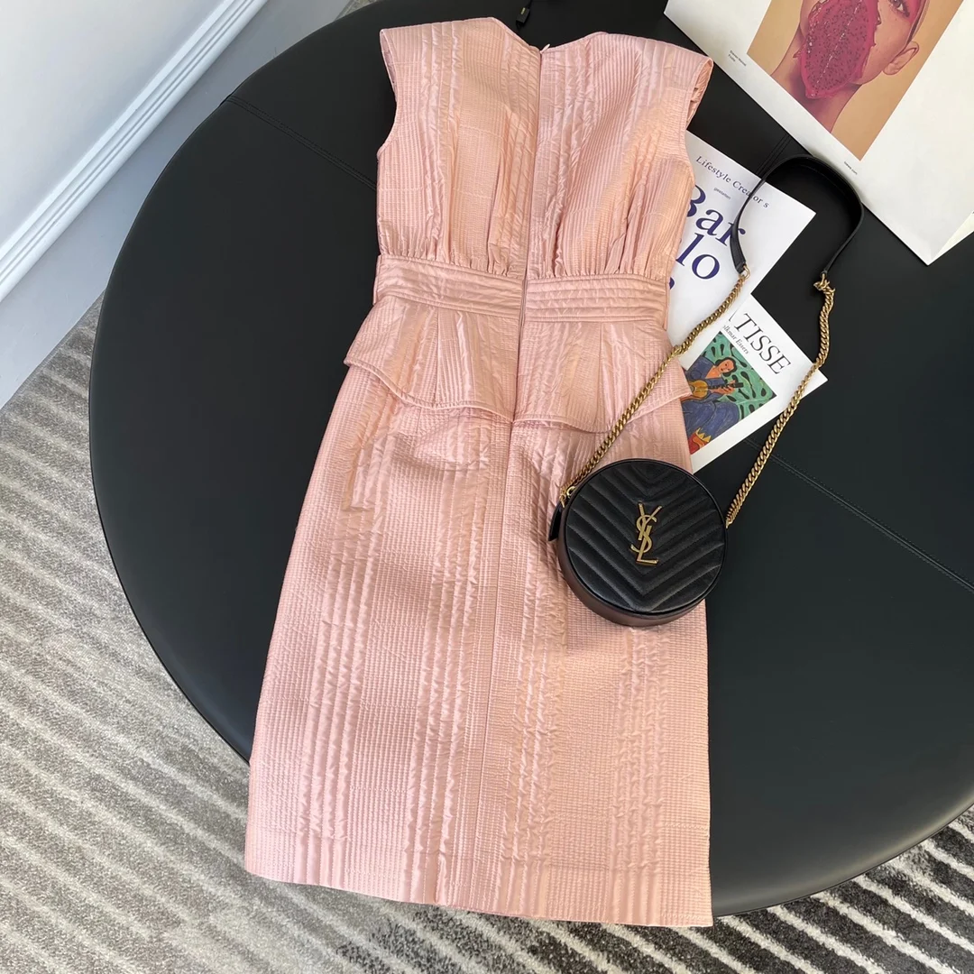 

Spring 2020 new fashionable cotton sleeveless dress Fake two pieces It can also be matched shirt Adjustable waist