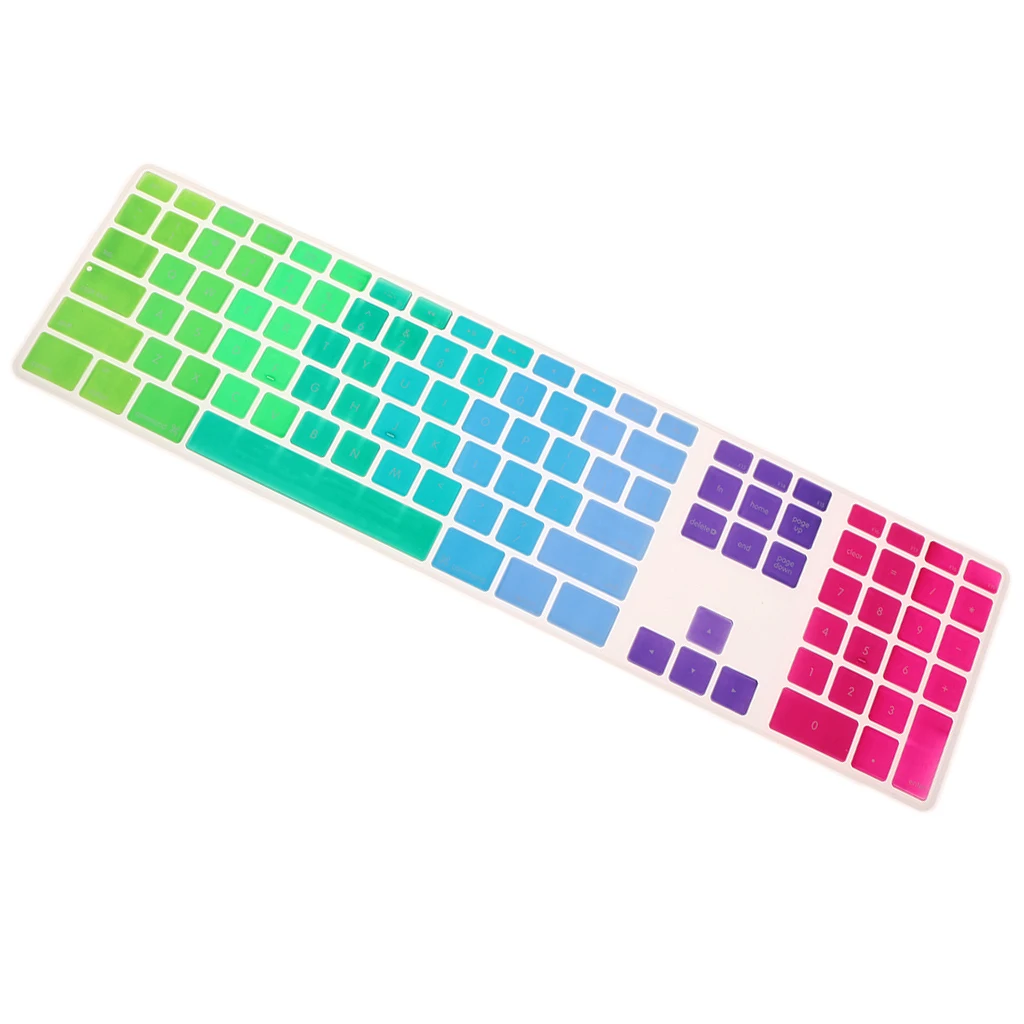 Bright Colorful Ультратонкий чехол для клавиатуры Apple IMac G6 MB110LL/B MB110LL/A A1243 с защитой от царапин и пятен, удобный мягкий на ощупь - Цвет: Bright Colorful
