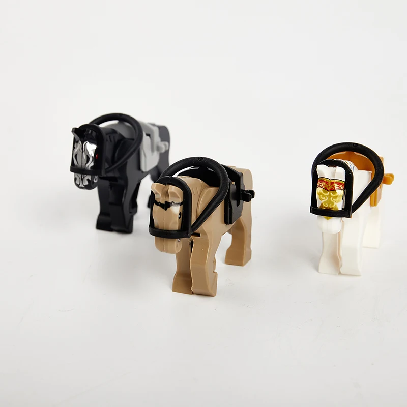 

Animal Figure Mount Ancient War Horse Building Blocks Accessories Building Blocks Sets Model Kits Bricks Kids Toys