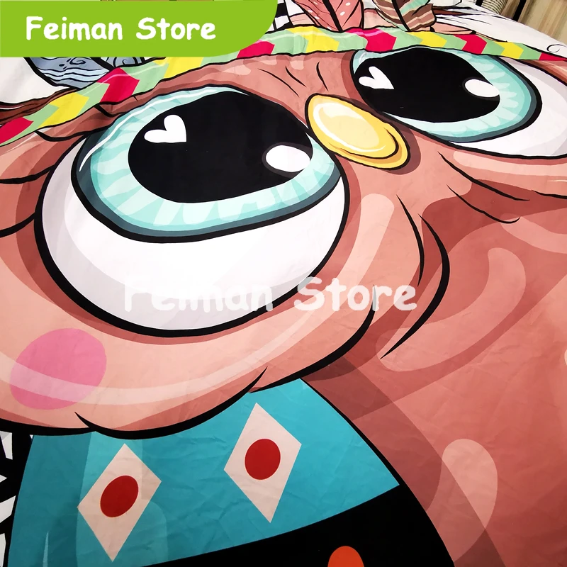 Индивидуальные розовые Сова 3d постельные принадлежности наборы одиночный 90