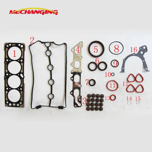 

L91 F16D3 LXT LXV F14D3 для двигателя CHEVROLET OPTRA DAEWOO NUBIRA LACETTI, полный комплект прокладок двигателя 93740513 50253100