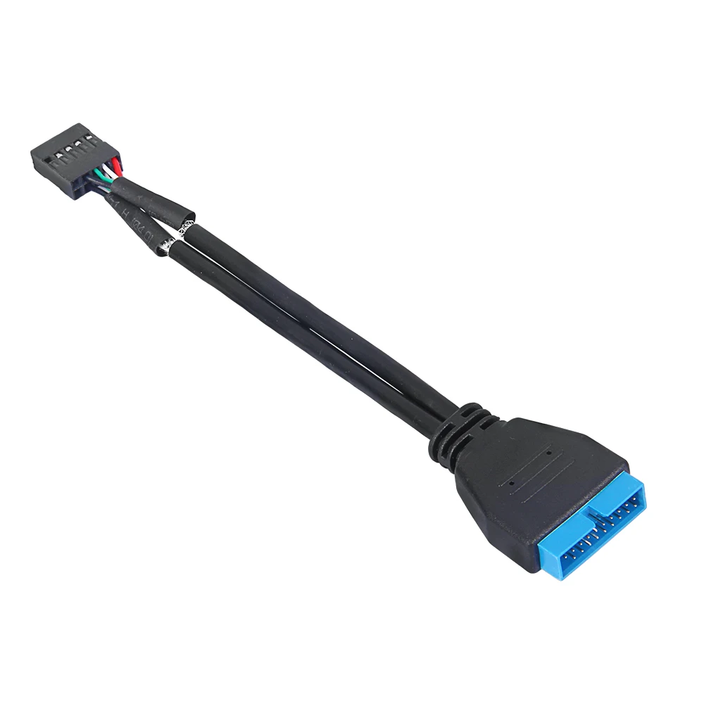 Новый гибкий материал USB3.0 20Pin штекер USB2.0 9Pin материнская плата женский кабель