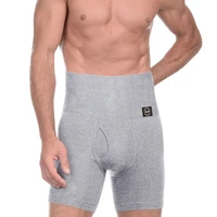 men tummy control shapewear shorts high waist slimming body shaper girdle compression underwear boxer brief