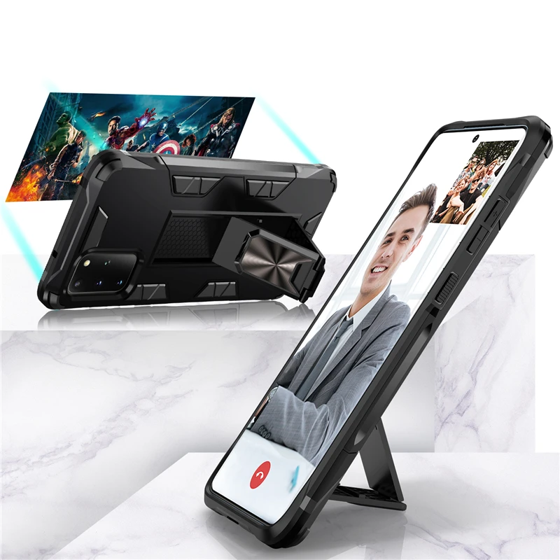 Ударопрочный Магнитный чехол для телефона Samsung Galaxy S21 S20 Plus S10 S9 S8 Note 20 Ultra S 10 9 8 S20Plus