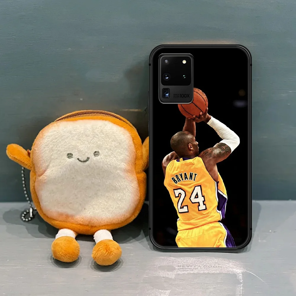 

Kobe Basketball 24 Phone Case Cover Hull For Samsung Galaxy S 7 8 9 10 e 20 FE uitra plus Note 9 10 20 black Coque Silicone Back
