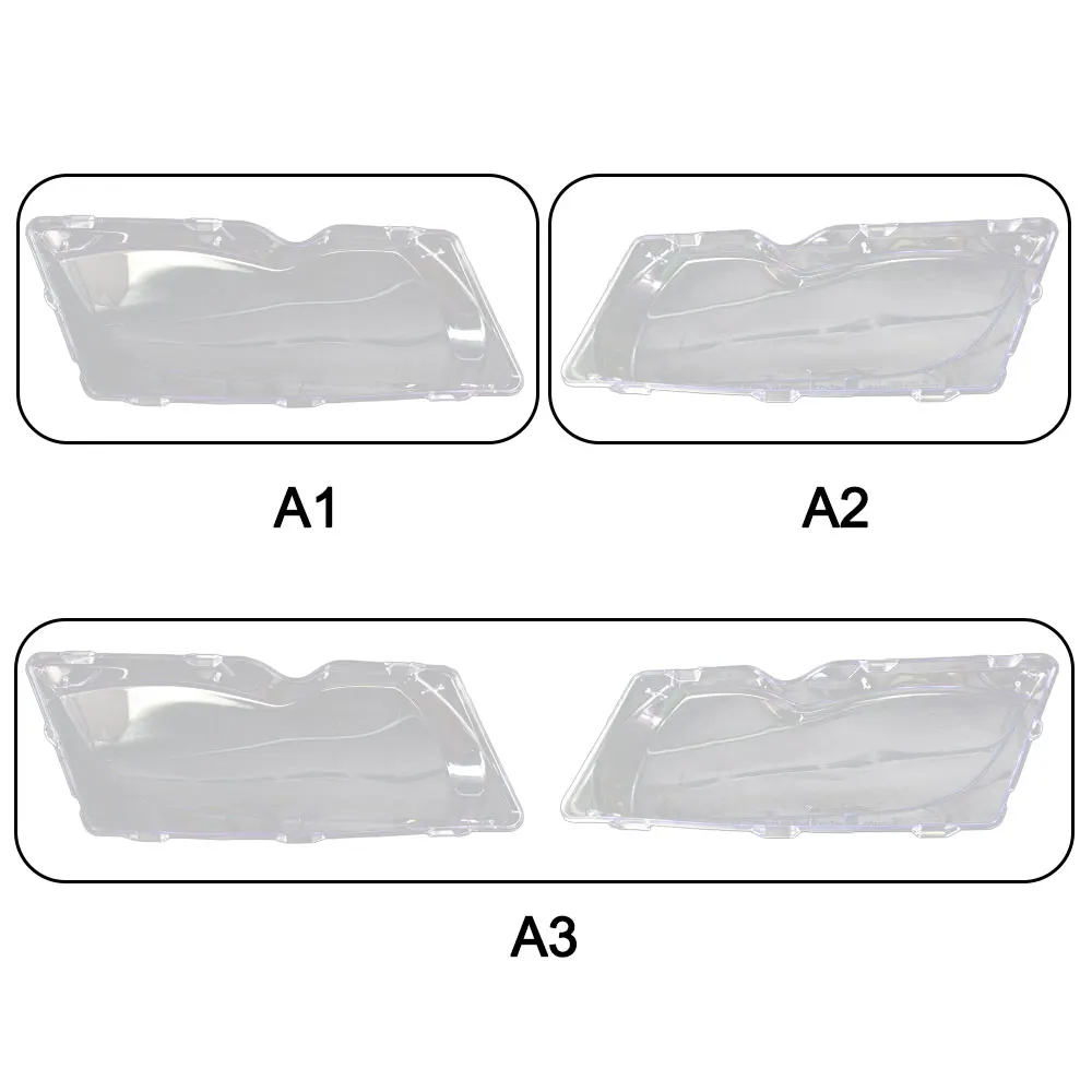 Автомобильная фара стеклянная крышка прозрачная левая/правая объектива для BMW E46